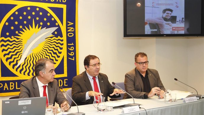 Presentación del programa de Becas Santander de prácticas en pymes en la UPO