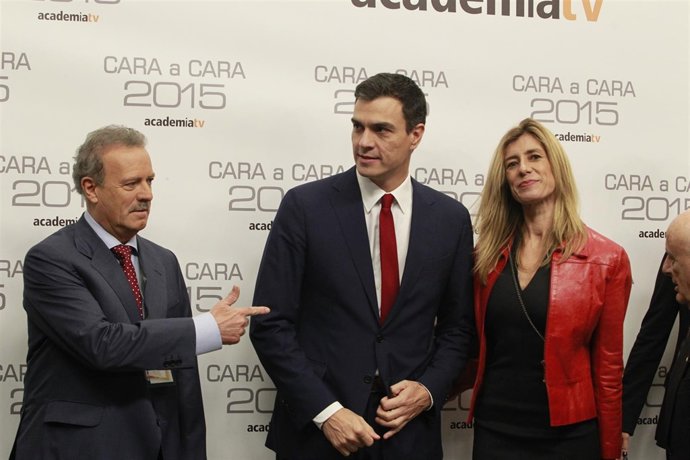 Debate entre Rajoy y Pedro Sánchez en la Academia de la Televisión
