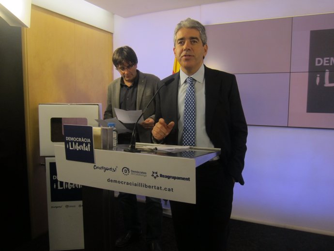 Carles Puigdemont, Francesc Homs (CDC)