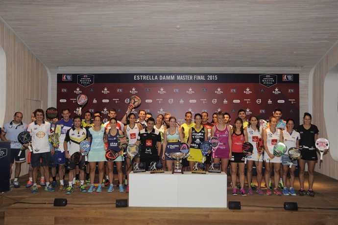 Presentación de la 'Estrella Damm Master Final' del World Padel Tour          