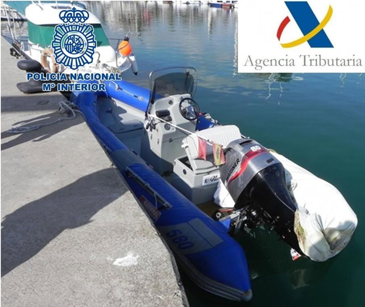 Embarcación intervenida