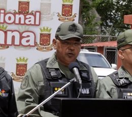 El Jefe de la Guardia Nacional Bolivariana de Venezuela Néstor Reverol