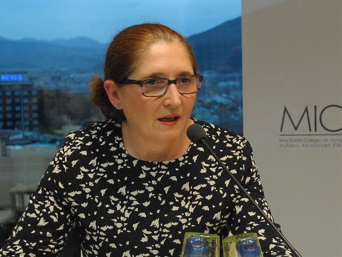 Blanca Ramos, nueva decana del Colegio de Abogados de Pamplona.