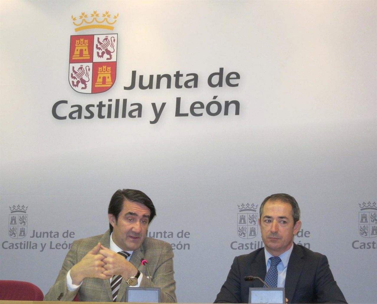 Suárez-Quiñones (I) y Manuel Bilbao (D)