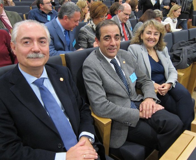 Antonio Rabasco, Miguel Ángel Castro y Adela Muñoz