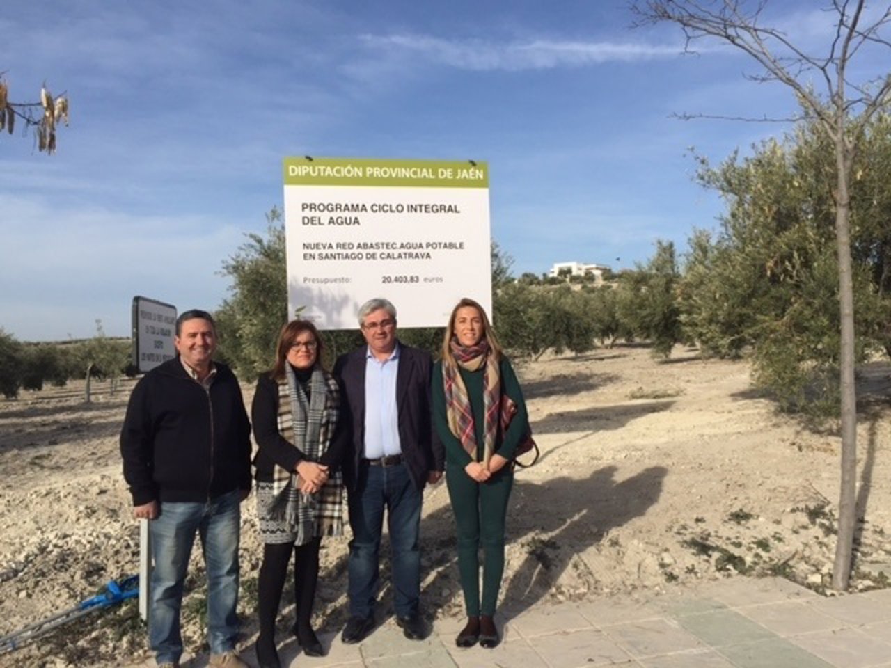 Visita a la nueva conducción de Santiago de Calatrava