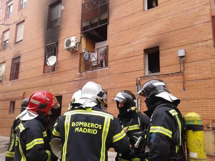 Incendio en la calle Tánger