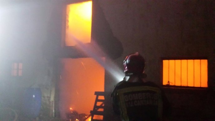 Incendio de la cabaña en Gama