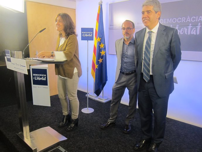 Mercè Conesa, Francesc Homs, Carles Campuzano (CDC)