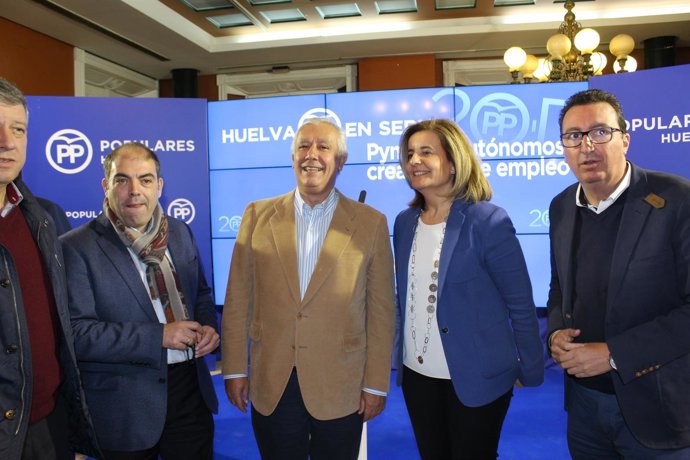 Encuentro del PP con autónomos y puymes en Huelva 