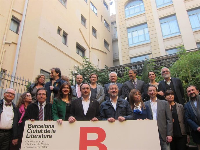 Impulsores de la candidatura de Barcelona como Ciudad Literaria de la Unesco