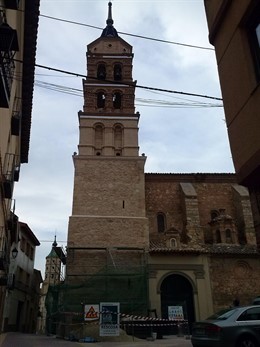 La DPZ está restaurando la Iglesia Parroquial de Fuendejalón (Zaragoza)