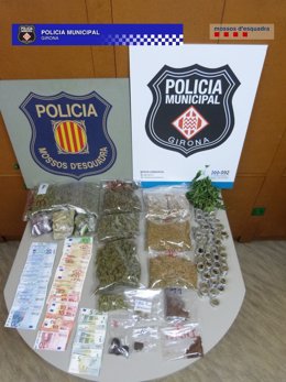 Detenidos dos responsables de un club de cannabis en Girona