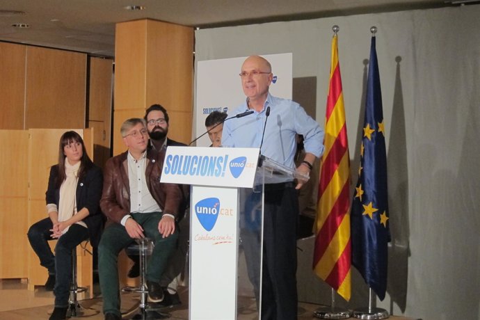 El candidato de Unió a las elecciones generales, Josep Antoni Duran