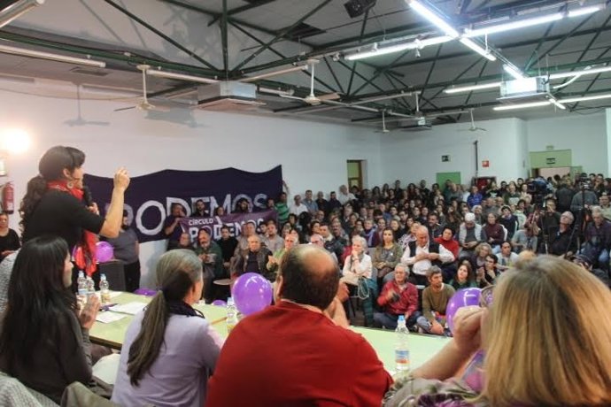 La secretaria general de Podemos en Andalucía, Teresa Rodríguez.