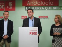 PSOE-A: "Cuando se golpea al presidente, se golpea a la democracia"