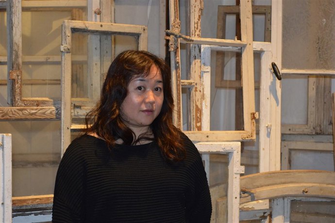 La artista japonesa Chiharu Shiota