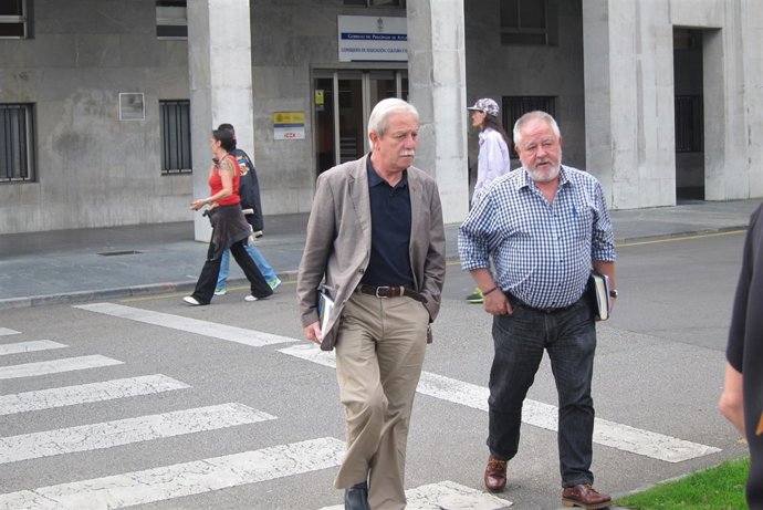 Justo Rodríguez Braga y Antonio Pino