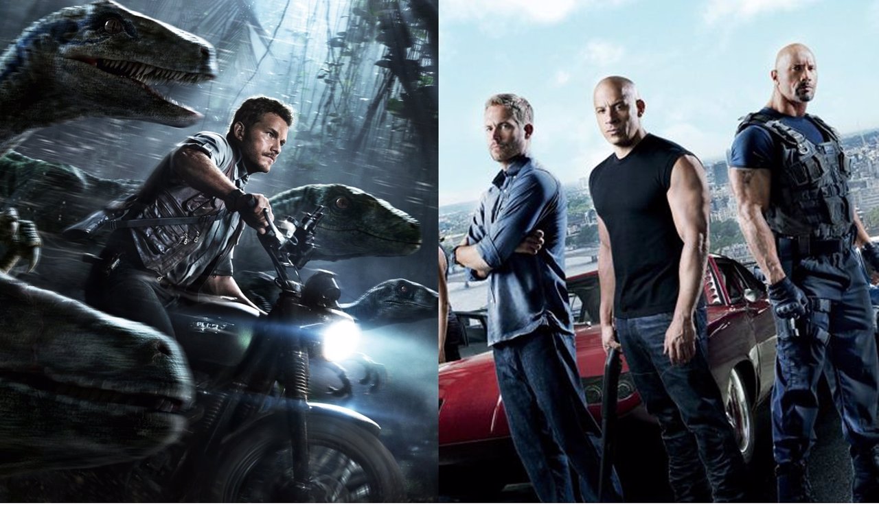 Jurassic World y Fast and Furious 7 