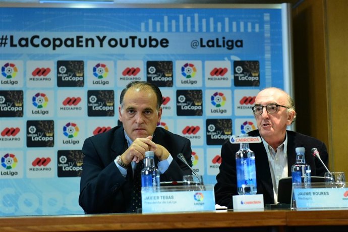 Javier Tebas, presidente de LaLiga