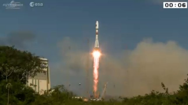 Lanzamietno de satélites Galileo