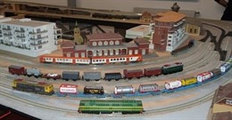 Maqueta de trenes de la asociación irundarra.