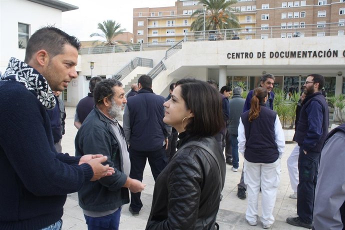 IU-UP apoya a trabajadores de mantenimiento del SAS en Sevilla