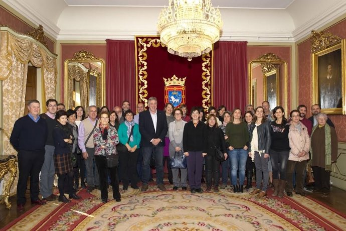 Recepción a las ONG.