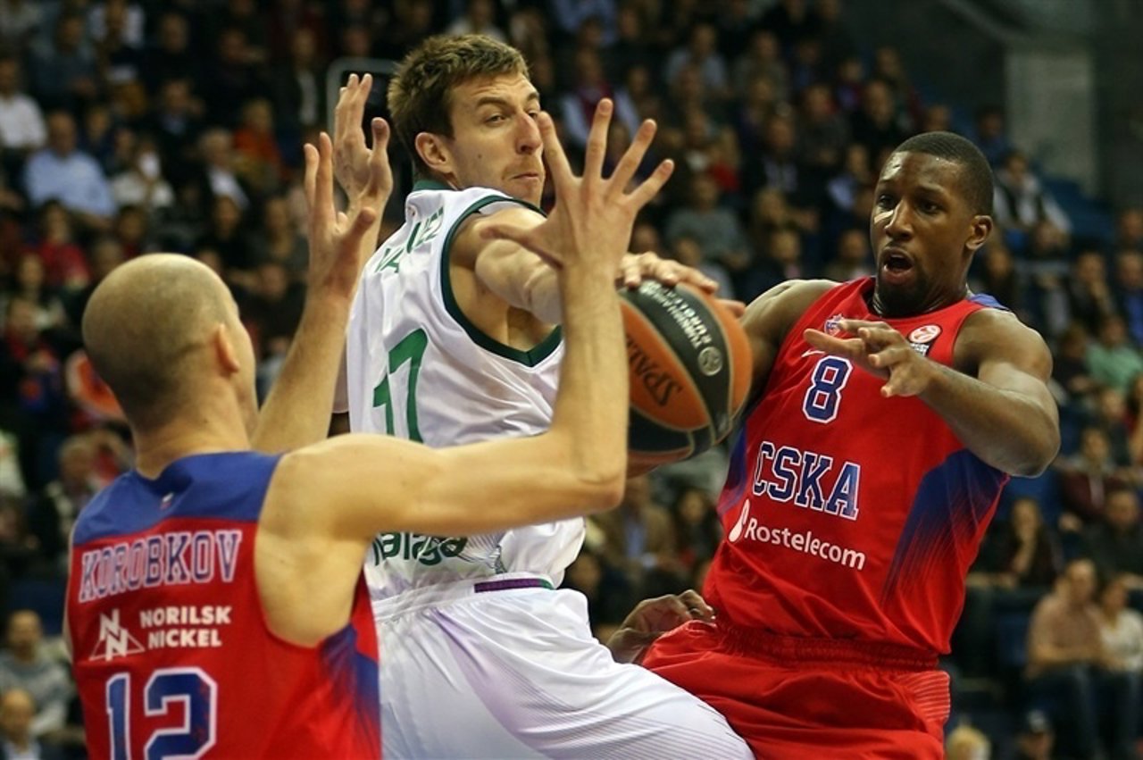 Fran Vázquez en el CSKA Moscú - Unicaja