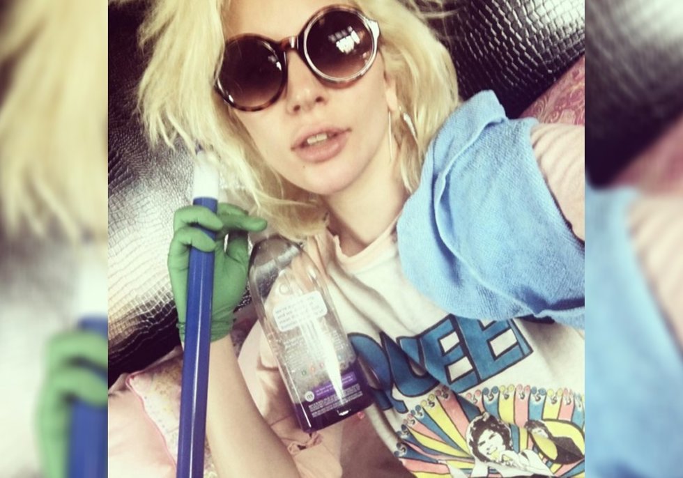 Lady Gaga, una glamurosa ama de casa 