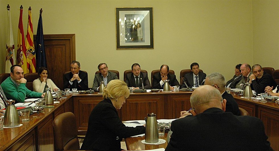 Pleno de la Diputación Provincial de Teruel.