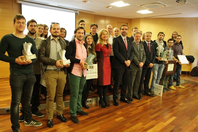 Galardonados en los VII Premios al Emprendimiento de la UJA