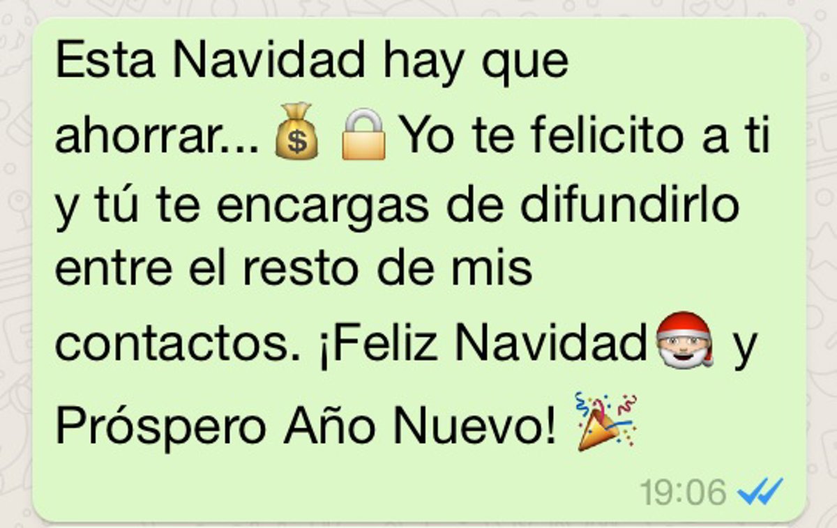 10 frases para felicitar la Navidad por WhatsApp este año