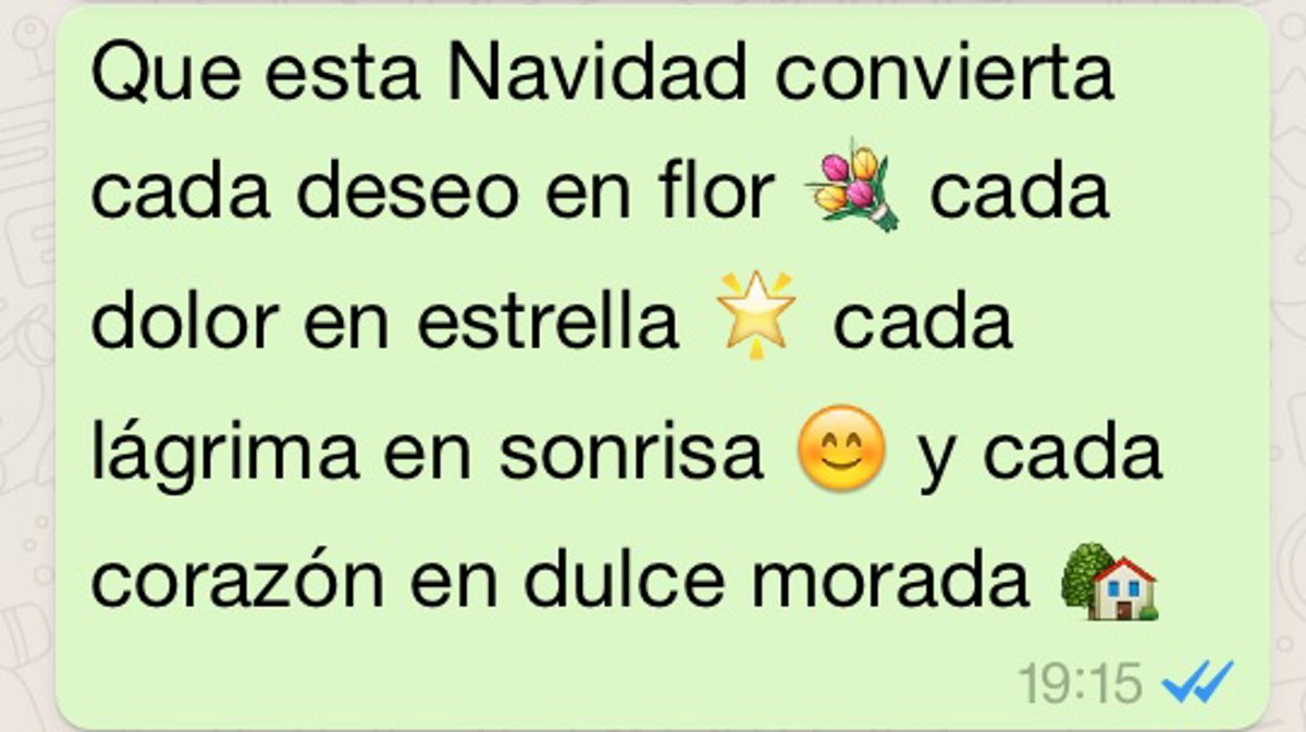 10 frases para felicitar la Navidad por WhatsApp este año