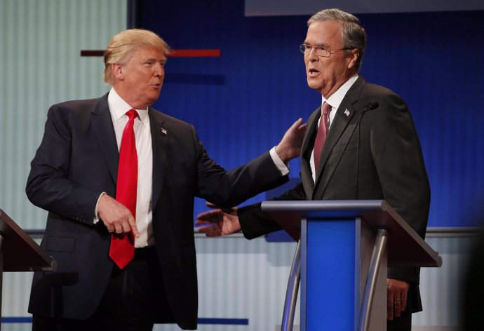 Donald Trump y Jeb Bush