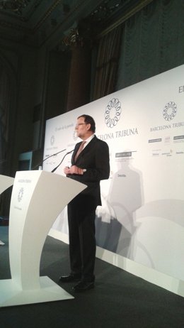 Rajoy en un acto en Barcelona