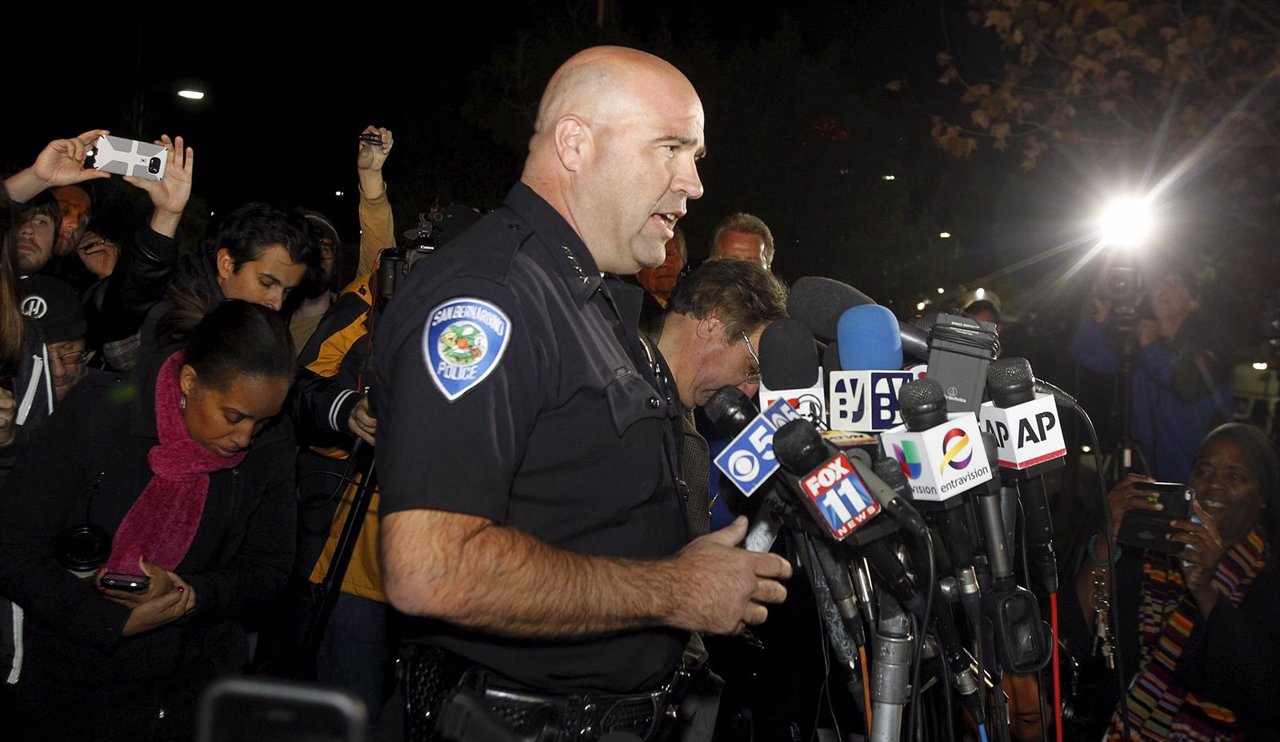 Jefe de la Policía de San Bernardino t ras matanza