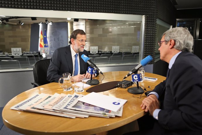 Rajoy entrevistado por la Cope