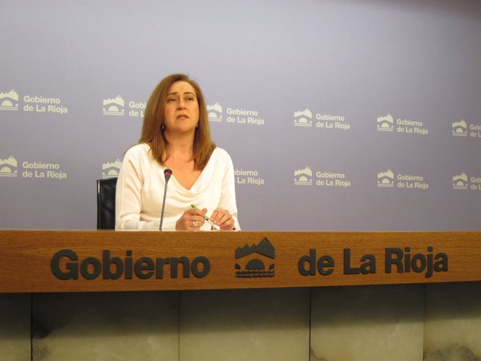 La portavoz del Gobierno riojano, Begoña Martínez informa del Consejo 