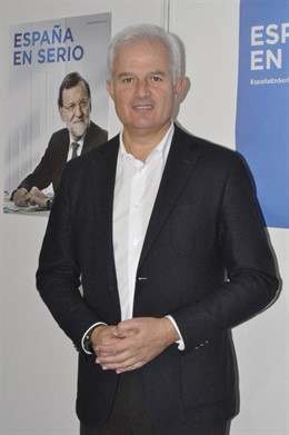 El cabeza de lista del PP-Zaragoza al Congreso, Eloy Suárez.