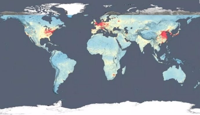 Los países más contaminados según la NASA