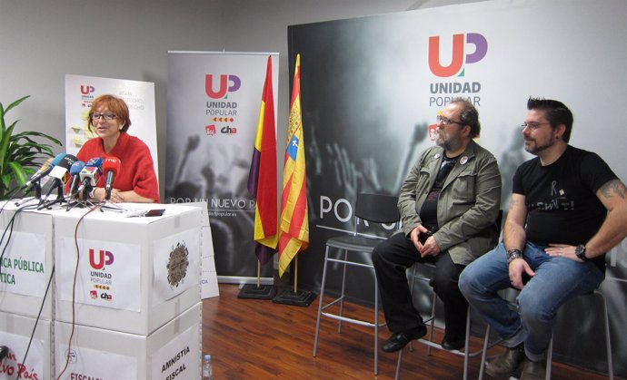 Magallón, Yuste y Vilà piden el voto a UP con su plan "ambicioso y realista"