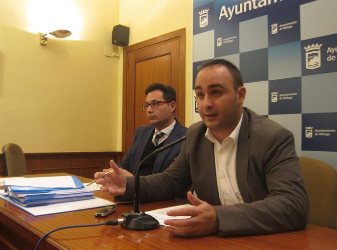 Francisco Pomares y Mario Cortés, PP, Ayuntamiento de Málaga