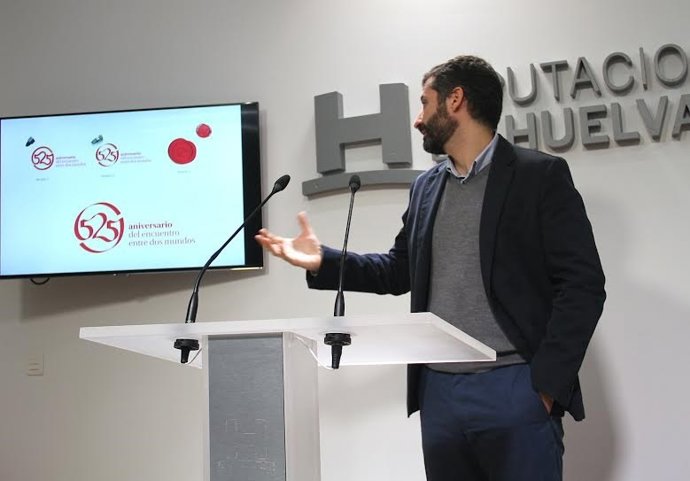 Logo del 525 aniversario del Descubrimiento de América.