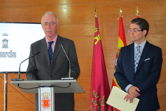 Antonio Navarro y Jesús Pacheco en rueda de prensa