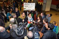 Llega a España la candidata de IU que no podía salir de Gaza