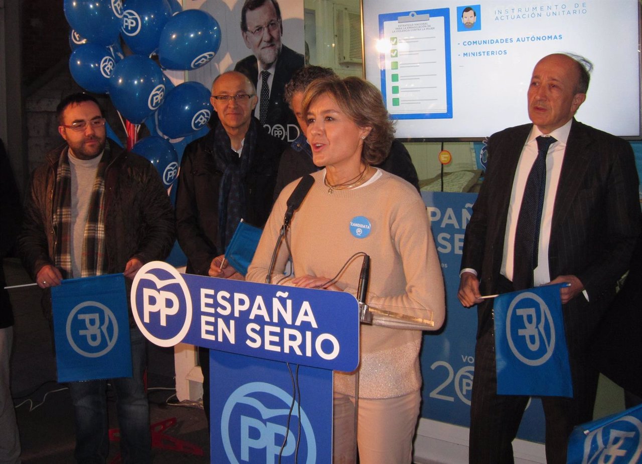 La ministra de Agricultura y candidata del PP por Madrid, Isabel García Tejerina
