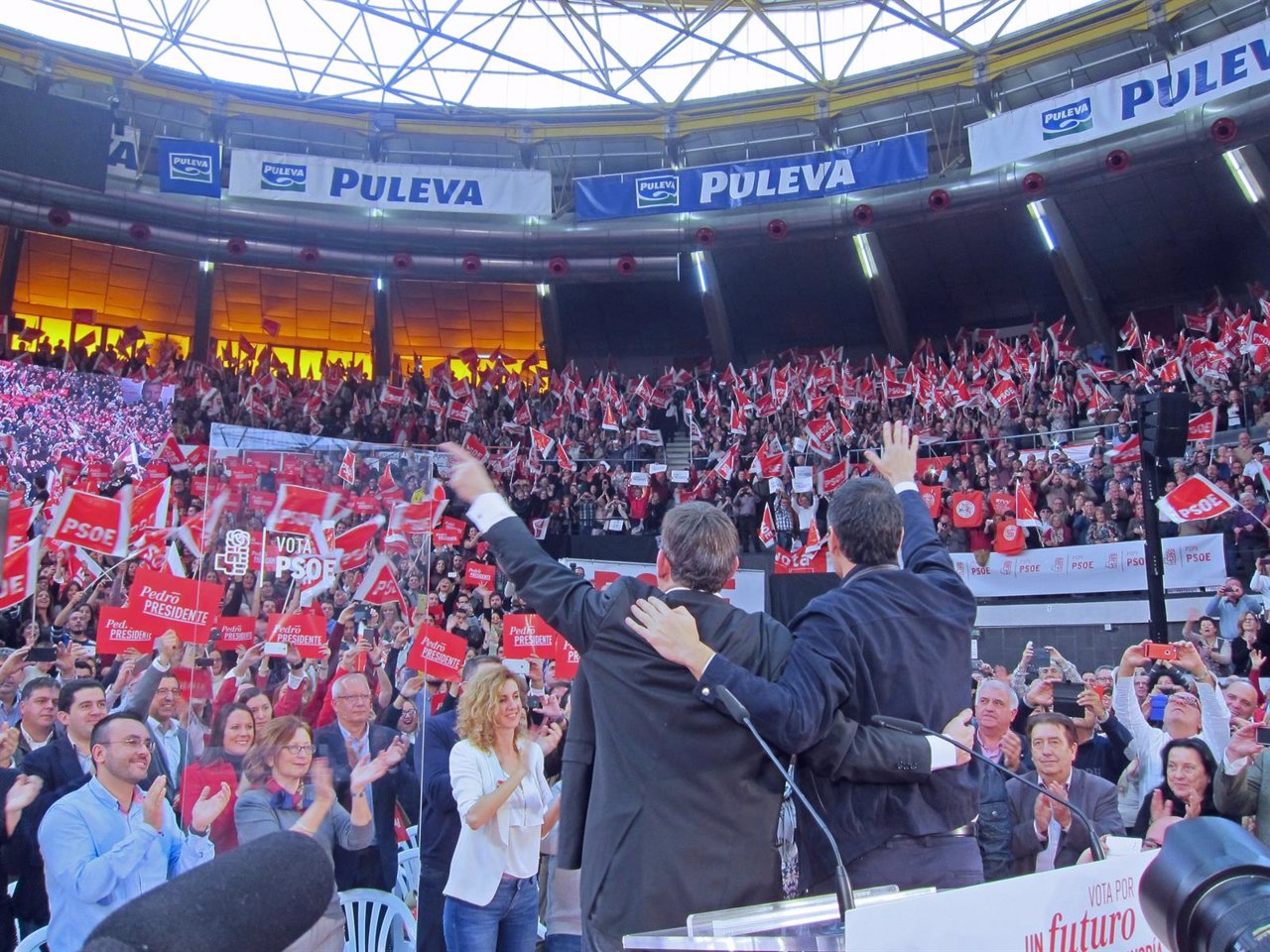 Pedro Sánchez con Ximo Puig