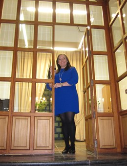 La presidenta del Consorcio de Desarrollo Económico de Diputación, Ana Carrillo