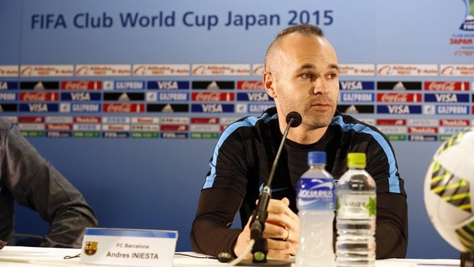 Andrés Iniesta Barcelona Mundial Clubes